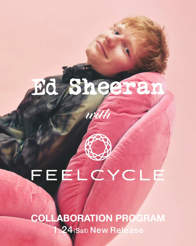 Ed Sheeran with FEELCYCLE